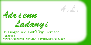 adrienn ladanyi business card